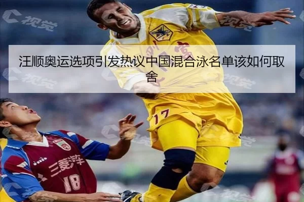 汪顺奥运选项引发热议中国混合泳名单该如何取舍